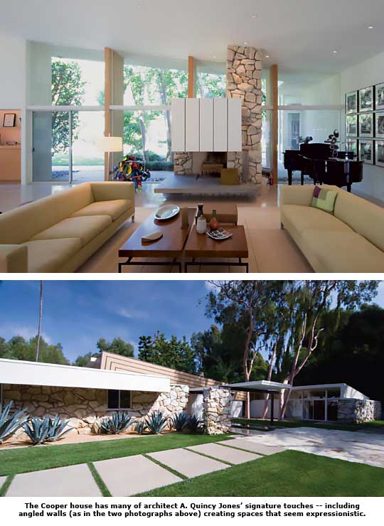 interior and exterior of gary cooper house