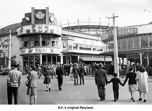 playland at the beach vintage photo