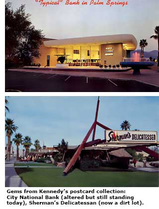 two palm springs postcards from scott kennedy collection