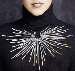 Jewelry as art is finding newfound attention—even among fans of mid-century design. 