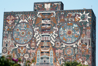 Juan O'Gorman's University of Mexico library mural (1953).