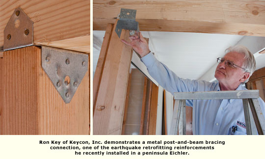 ron key shows post and beam reinforcement