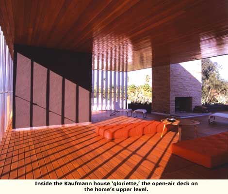 kaufmann house interior