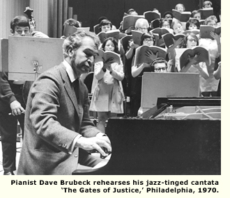 brubeck at the piano