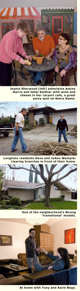 four university estates scenes
