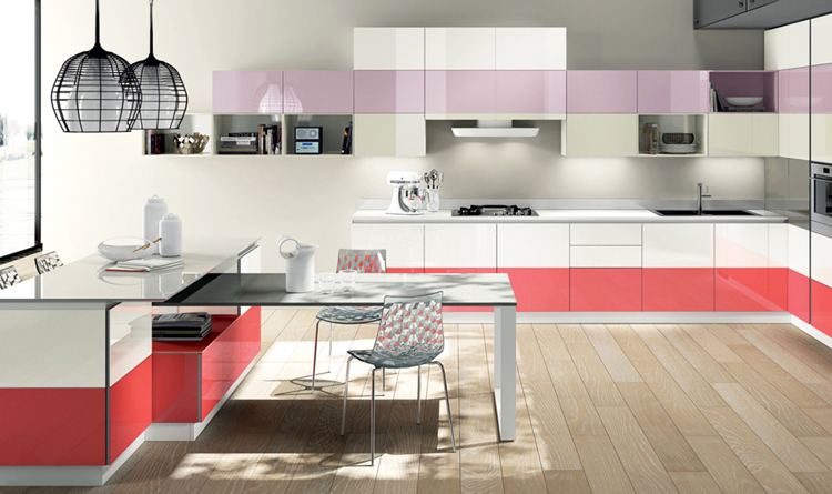 colour combination for kitchen trolley